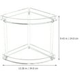 thumbnail image 2 of HAKIDZEL Bathroom Countertop Storage Rack Acrylic Transparent 1Pcs 13.4X11.8X9.4in, 2 of 8