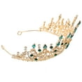 thumbnail image 3 of Wedding Crown Rhinestones Baroque Style Bridal Tiara Crown for Special Occasion, 3 of 8