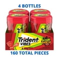 thumbnail image 2 of Trident Vibes SOUR PATCH KIDS Redberry Sugar Free Gum, 4-40 Piece Bottles 160 Total Pieces, 2 of 17