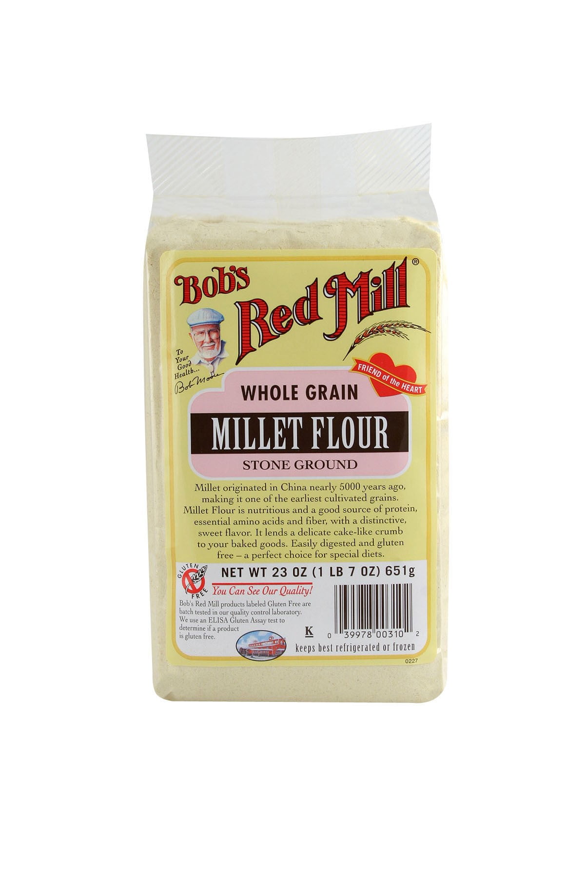 Bob's Red Mill Flour Whole Grain Millet, 23 Ounce by Bob'S Red Mill
