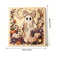 thumbnail image 2 of Halloween Beaded Pearl Art DIY Kit 7.9x7.9 inch Special Shaped Beads & Embossed Texture for Beginners Fall Home Decoration Seasonal Party Activity & Handmade Gift by MPOISVA, 2 of 5