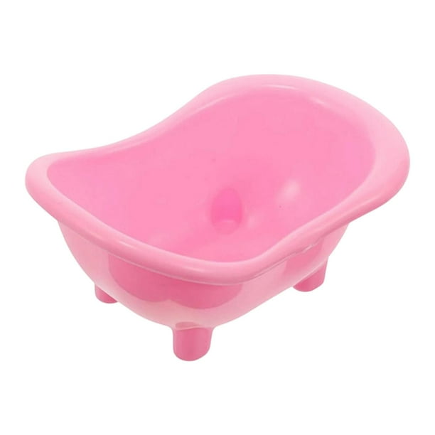 Baño de arena para hámster, arenero, inodoro para hámster, baño de arena fácil de limpiar Rosa
