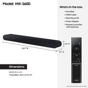 Samsung S-series All in one 5.0ch.Wireless Dolby ATMOS Soundbar w / Q Symphony / HW S60D 2026