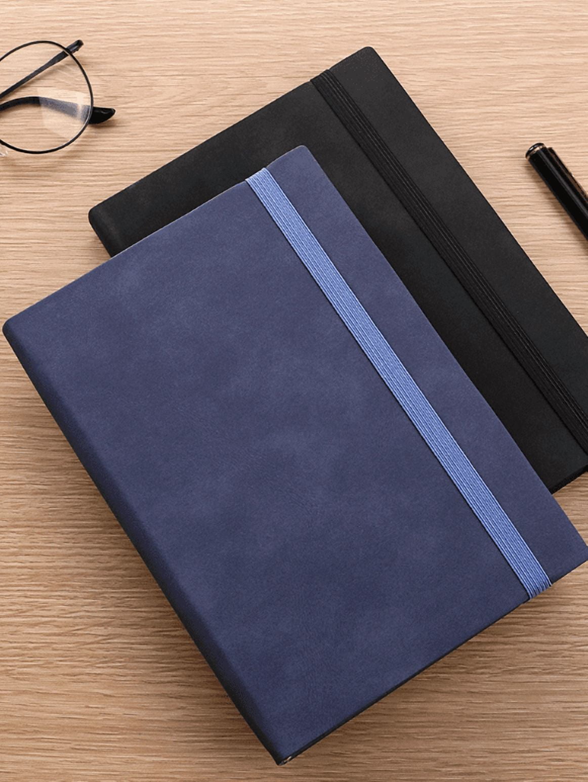 A5 Leather-Look Notebook – Vintage Style Journal for Notes, Sketches & Writing