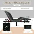 Adjustable Bed Frame Queen,Zero Gravity Electric Bed with Wireless