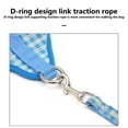 thumbnail image 6 of kladzum Dog Harnesses Leash Set, Large and Small Pet Vests-Style Classic Check Pattern Dog Chest Back and Leash Set for Walking, Running, Training, 6 of 8