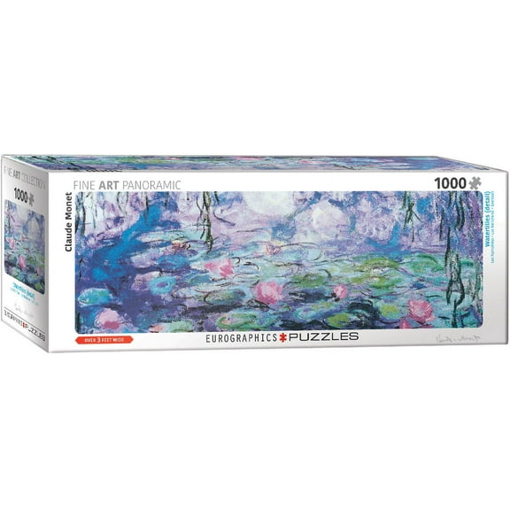 Waterlillies Panoramic by Claude Monet 1000-Piece Puzzle