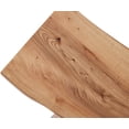thumbnail image 5 of BALANBO Live Edge Wood Bench 63in Rustic Solid Wood Entryway Dining Bench, 5 of 6
