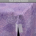 thumbnail image 4 of Floral Dog Crate Cover, Doodle Flower Silhouettes Rose Aster Daisy Petals Fragrance Meadow Art, Easy to Use Pet Kennel Cover Small Dogs Puppies Kittens, 7 Sizes, Mauve and Pastel Pink, by Ambesonne, 4 of 6