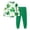 Green C, variant on St. Patrick's Day Outfits for Boys Girls 2 Piece Joggers Set Printed Long Sleeve T Shirt And Pants Sweatsuits (15 Years, Green C)