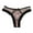 Pink, variant on Seamless Lace Thongs for Women T-back Mid Waist Panties Soft Stretchy Bikini Briefs Breathable No Show Underwear