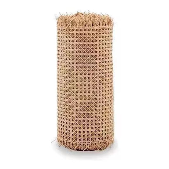 Cane Rattan Webbing Roll Easy to Install Rattan Cane Webbing Woven Rattan Cane Webbing for Chairs Cabinets