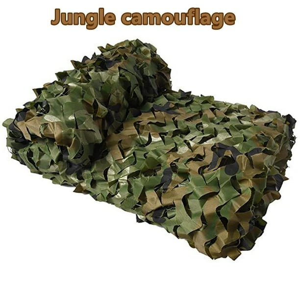 Malla de camuflaje militar, Red de sombra militar para caza, jardín, coche, tienda de campaña al aire libre