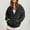 Black, variant on Njoeus Women's Winter Zip Up Hoodies Sherpas Fleeces Jacket Warm Long Sleeve Hooded Sweatshirt with Pockets S-5XL (Available in Plus Size)
