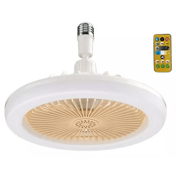 Lámpara Ventilador BLOOSOM 3 Tonos 3 Velocidades C/control 24w Dimer