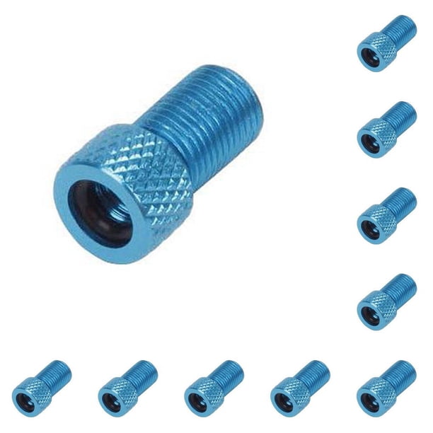 Eigraketly Paquete de 5 adaptadores de válvula Conveniente para llevar Instalación práctica Convertidor de tapa Presta de gran Presta a Type1 NO1