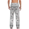 thumbnail image 6 of Men's Pajama Pants with Pockets Sleepwear Lounge Pants Stretch Casual Cute Koala Bears Stars, 6 of 6