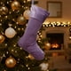 thumbnail image 5 of Decoraciones navideñas, adornos navideños, regalos navideños, calcetines navideños, calcetines suaves para decoración de escenas, accesorios colgantes, calcetines navideños de poliéster., 5 of 6