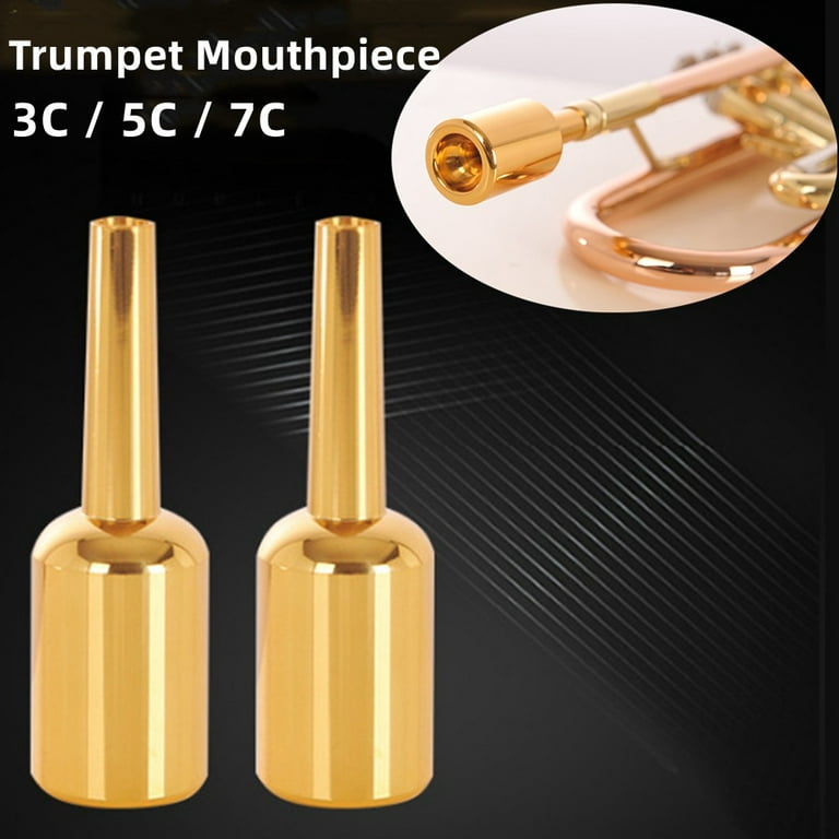 Brand New Brass Polished Bb Trumpet Professional Mouthpiece for