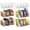 6, variant on Plastic Pantry Organization and Storage Bins with Removable Dividers – XL Perfect Kitchen / Refrigerator/ Cabinet Organizers, 2 Pack
