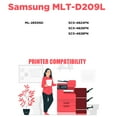thumbnail image 2 of Printer Pro™ Samsung MLT-D209L (D209/MLTD209) Compatible Black Toner Cartridge-Samsung Printer SCX-4824/4826/4828/ML-2855, 2 of 4