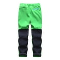 thumbnail image 4 of Odeerbi Kids Pants Boys Girls 2025 Fashion Plush Solid Color Keep Warm Windproof Water Proof Outdoor Hiking Ski Pants Blue, 4 of 8