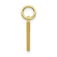 thumbnail image 2 of Diamond2Deal 10K Yellow Gold Solid Letter V Initial Charm Pendant for Women, 2 of 5