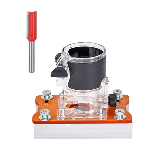 Zeiwohndc Wood Trimmers Router Tool 2 in 1 Slotted Base and Fastening Bracket for 65mm