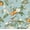 Blue Birds, variant on Green Leaf Wallpaper Peel and Stick, Vintage Floral Leaves Contact Paper 17.5" x 78.7", Botanical Vinyl Wall Paper Self Adhesive Removable Waterproof for Room Bedroom Shelves Cabinet Table Decor