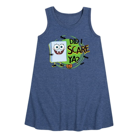 SpongeBob SquarePants - Did I Scare Ya - Girls Aline Dress