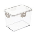thumbnail image 2 of Binmer Kitchen Storage Square Sealed Tank, Grain Storage Tank, Pet Plastic Food Grade Refrigerator, Fresh-keeping Storage Box, 2 of 3