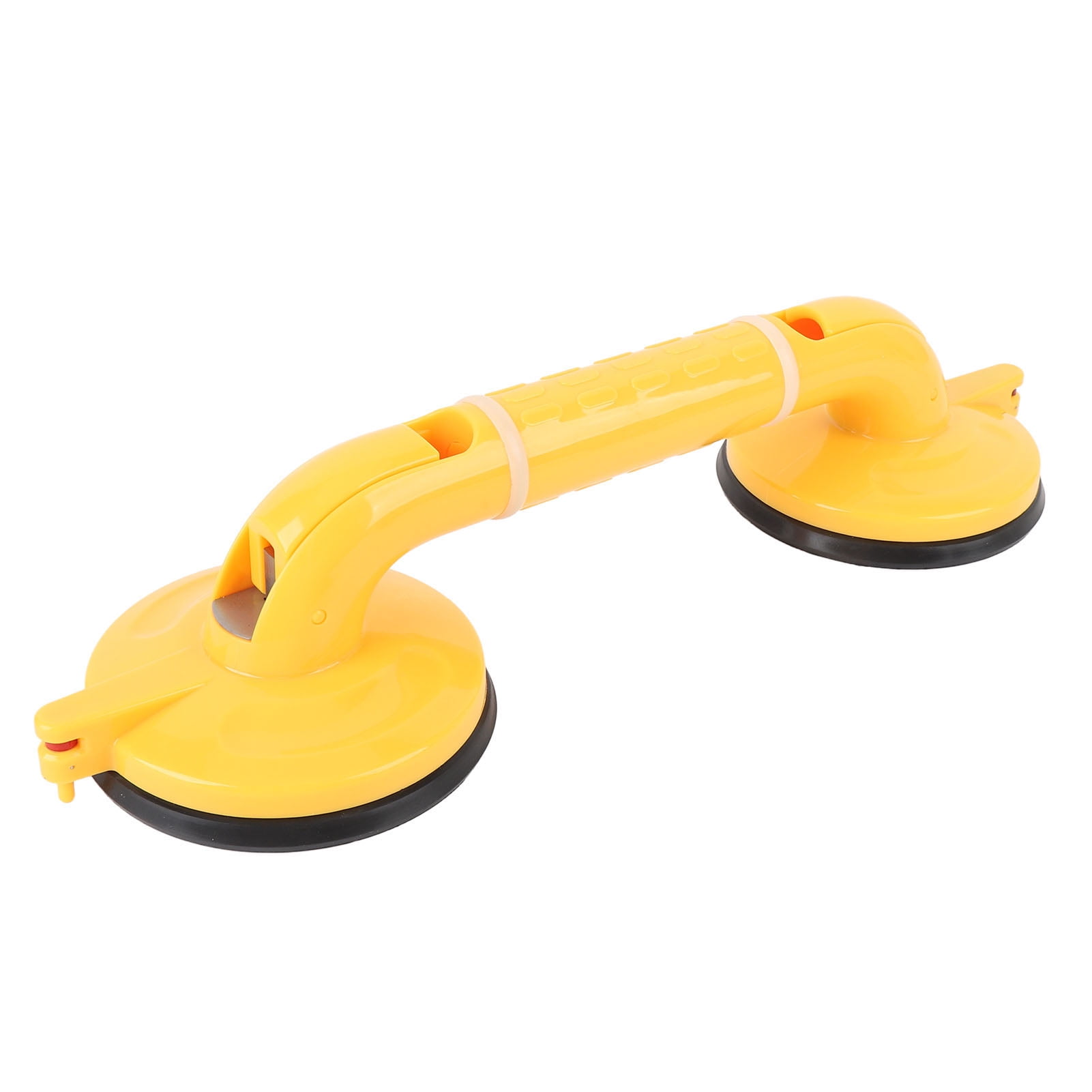 Strong Suction Cup Shower Grab Bar for Elderly Non Slip Bath Handle Safety Balance Assist Rail with Luminous Circles Yellow Waterproof Tub Grip 15.4 inches / 39 cm Pack of 1