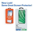 thumbnail image 4 of onn Corning Glass Screen Protector for iPhone® 16 Made with Durable Glass by Corning™ for Ultimate Protection, Includes Easy Application Tray, 4 of 9