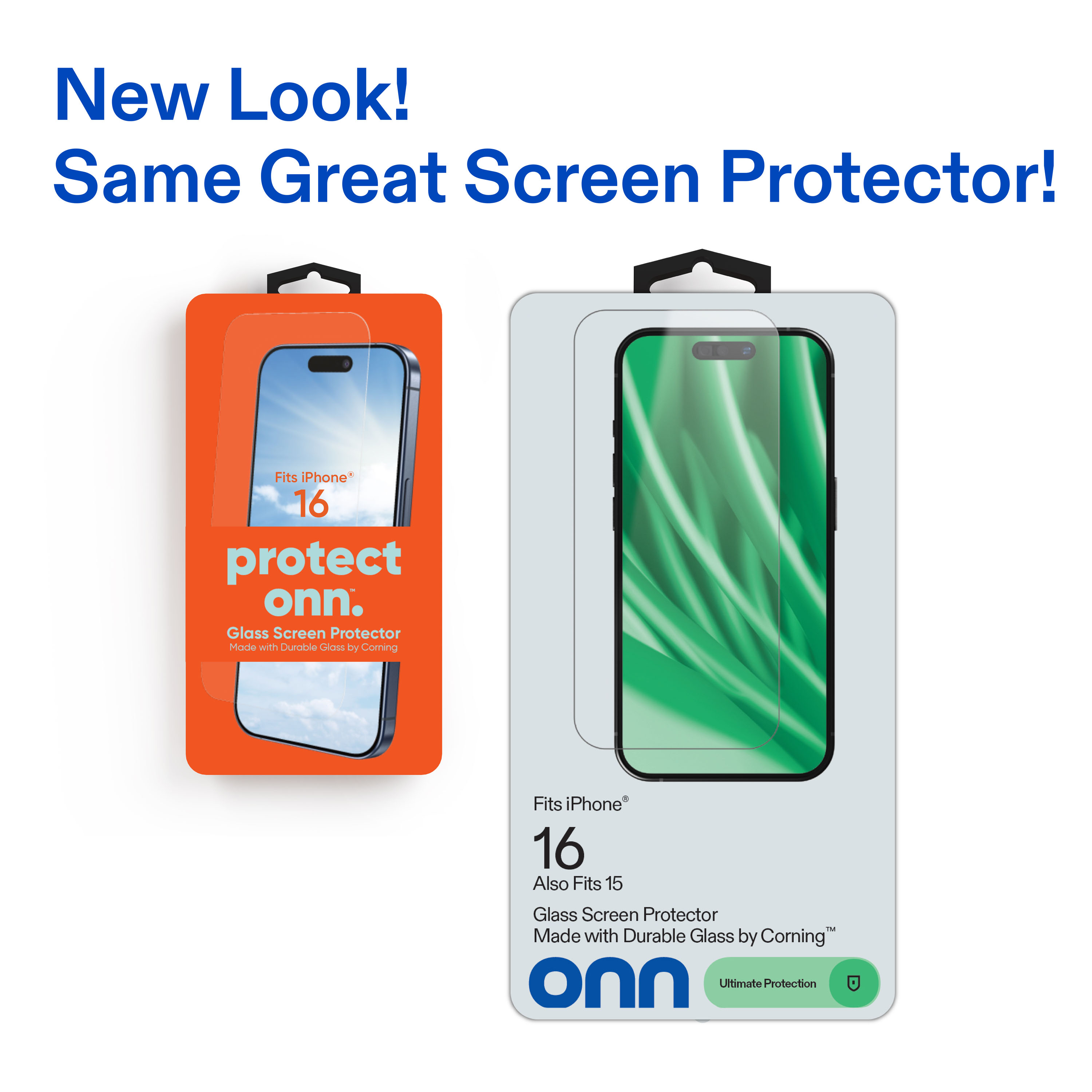 onn Corning Glass Screen Protector for iPhone 16, 6-Pack photo 3
