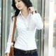 thumbnail image 2 of Camisa de las mujeres de la moda Formal delgada recta de manga larga camisa Casual Polo blusa más el tamañopangjing, 2 of 4