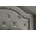 thumbnail image 5 of Hillsdale Furniture Karley Tufted Faux Leather Full Headboard, Embossed Silver, 5 of 6