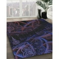 thumbnail image 3 of Ahgly Company Machine Washable Indoor Rectangle Transitional Grape Purple Area Rugs, 2' x 3', 3 of 7