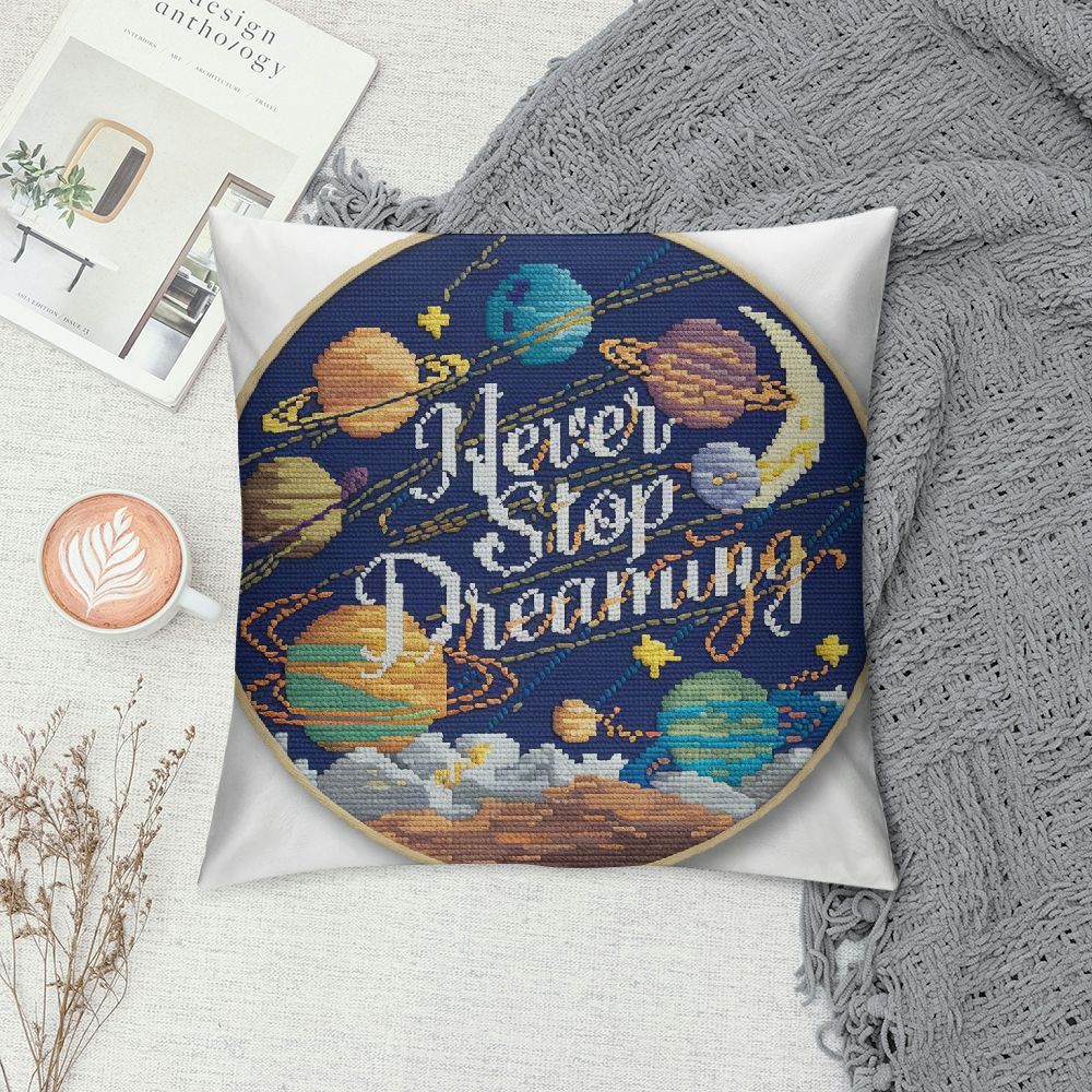 Fenyluxe Outer Space Pillow Case Cute Planets and Star Cluster Solar System Moon and Comets Sun Cosmos Cushion Cover Square Standard Home Decorative Throw Pillow Walmart