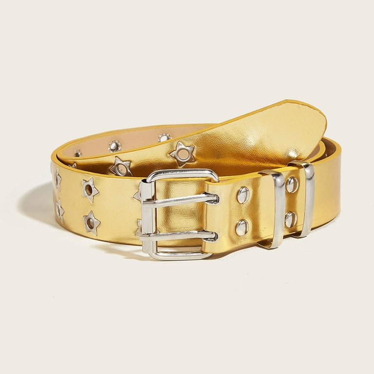 【ANDREA&Co】 DEFORMATION BUCKLE BELT Y2K Waist Belt for Women Decorative Belt for Pants Dress Pin