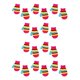 thumbnail image 2 of Qarigey 1 par de mitones para niños, cómodos guantes de invierno para calentar las manos, calentador de manos tejido, mitones para niños pequeños Rosa roja 10piezas Qarigey CBP385404, 2 of 4