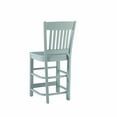 thumbnail image 6 of Linon Herbert 24 in. Slat Back Counter Stool - Slate - Set of 2, 6 of 10