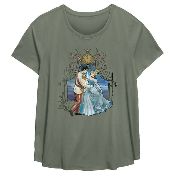 Women's Cinderella Prince Charming Dance Graphic T-Shirt
