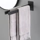 thumbnail image 1 of Toallero Laklulu sin perforaciones Toallero negro Toallero autoadhesivo Gancho para toallas de baño Toallero de pared Doble 40 cm Cocina, 1 of 6