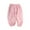 Pink, variant on Hpgjzj Little Kids Cotton Linen Bloomer Jogger Pants Toddler Boy Girl Striped Elastic Waistband Basic Harem Trousers 2-6 Years