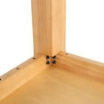 thumbnail image 5 of Manhattan Comfort Rockaway 70.86 Solid Wood Dining Table in Natural, 5 of 5