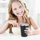thumbnail image 5 of Vasos de acero inoxidable para niños con tapas a prueba de derrames, pajitas y fundas de silicona, 12 oz, sin BPA, aislados, para bebidas frías y calientes, 5 of 5