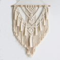 thumbnail image 4 of Tapiz colgante de pared de macramé grande para dormitorio chica adolescente, decoración de pared bohemia colgante tejido a mano borla larga decoración de sala de estar, 4 of 5