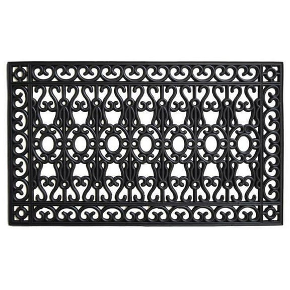 Calloway Mills Garrisons Gate Outdoor Rubber Doormat, 24" x 39"