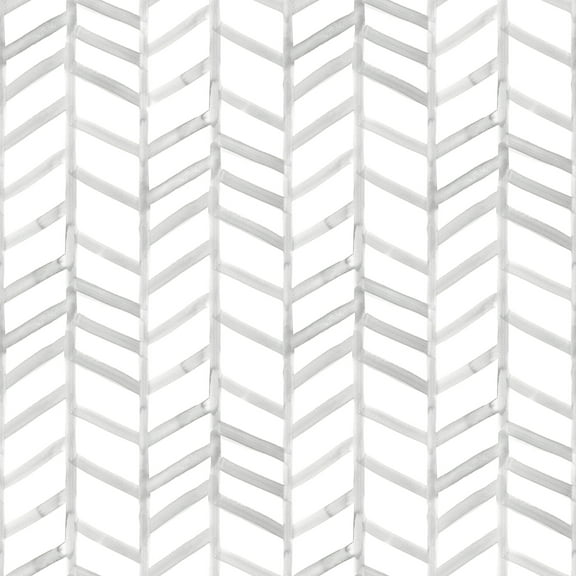 Chesapeake Fletching Grey Geometric Wallpaper