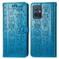 thumbnail image 1 of Funda Cartera FOXDOCK para MOTO E22 4G , Flip PU con Relieve de Gatos y Perros, Tarjetero y Soporte, 1 of 6